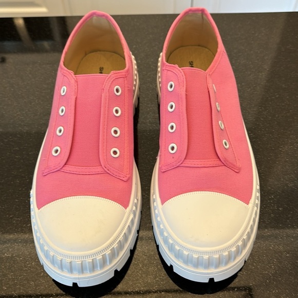 NWOT Pink Platform Sneakers - Picture 2 of 6